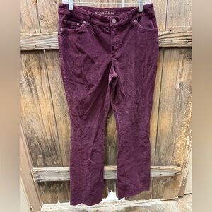 St. John's Bay Women's Boot Cut Jeans in Rich Purple